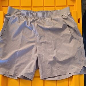 Prince Light Gray Athletic Shorts
